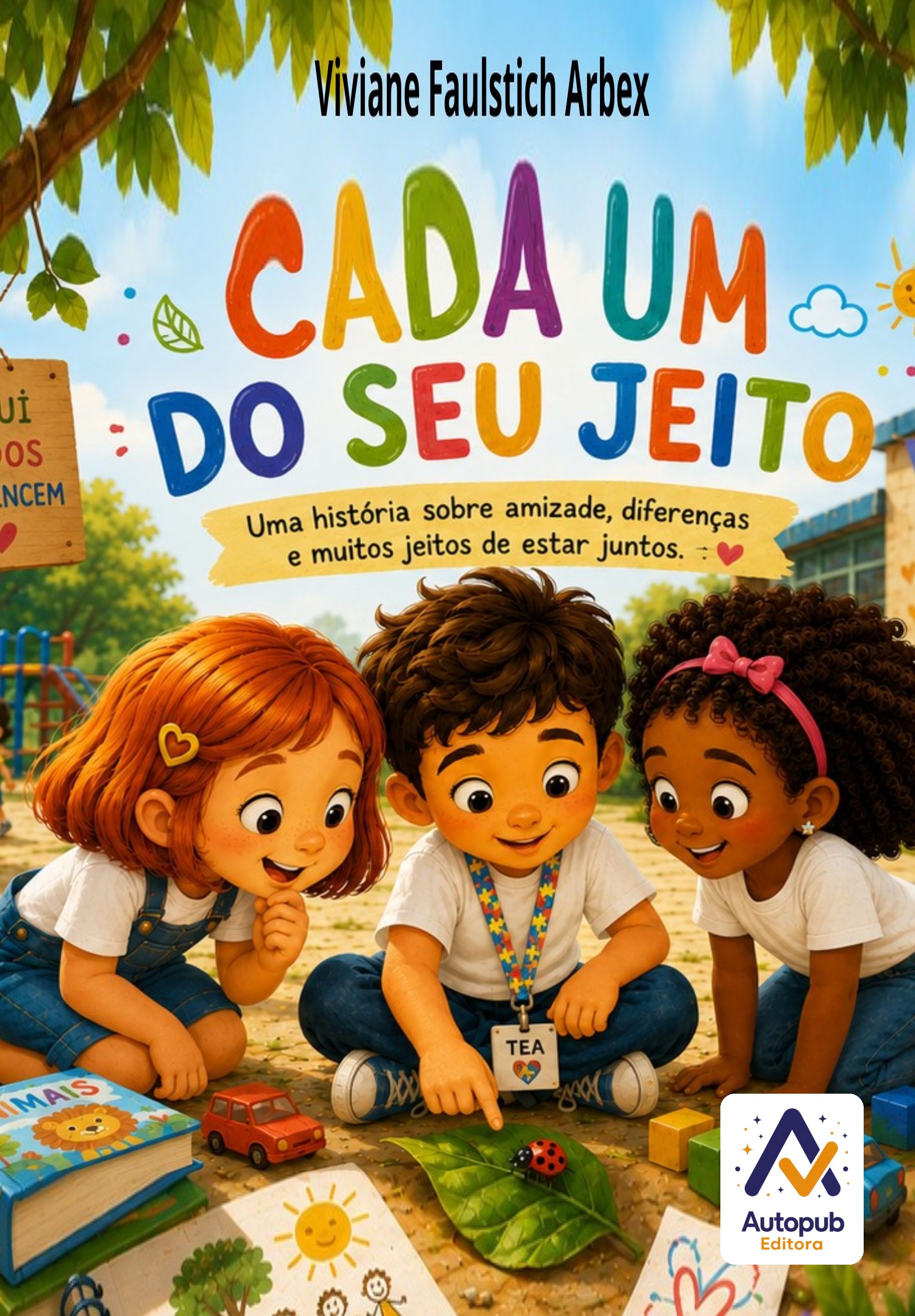 Capa de CADA UM DO SEU JEITO: Uma história sobre amizade, diferenças e muitos jeitos de estar juntos